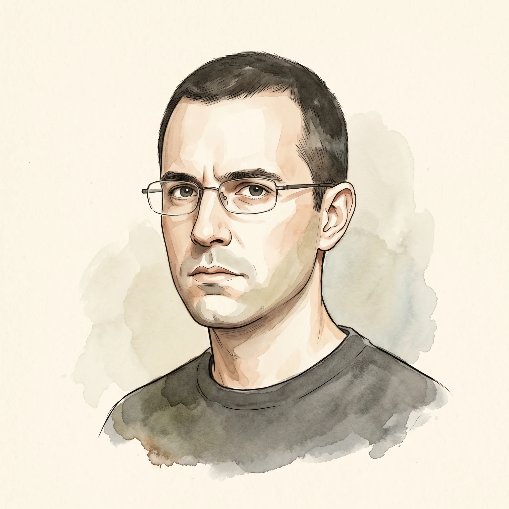 Retrato ilustrado de Diego Morales
